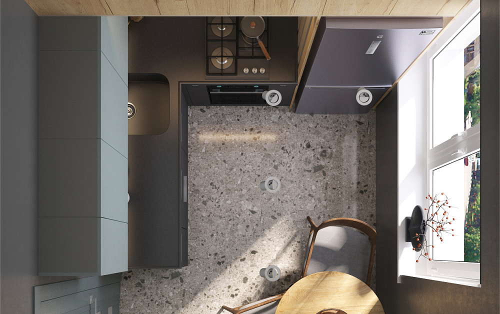 Кухня Стоун Колор